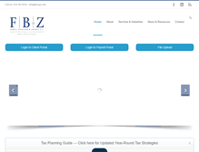 Tablet Screenshot of fbzcpa.com